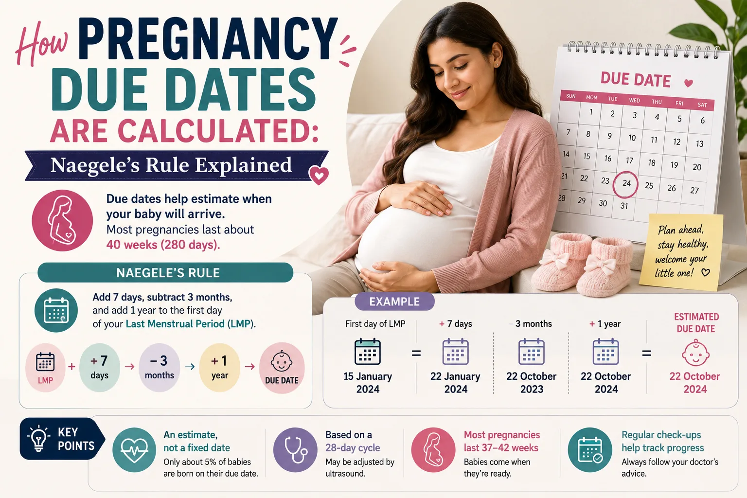 How Pregnancy Due Dates Are Calculated: Naegele's Rule Explained