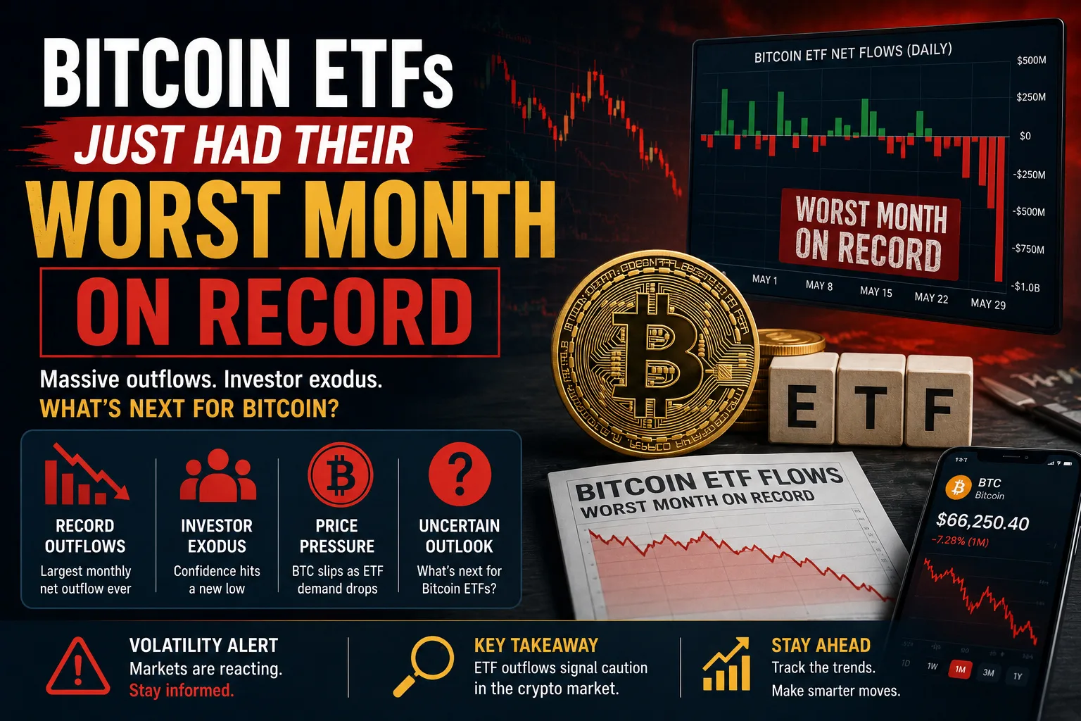 Bitcoin ETFs Just Had Their Worst Month on Record