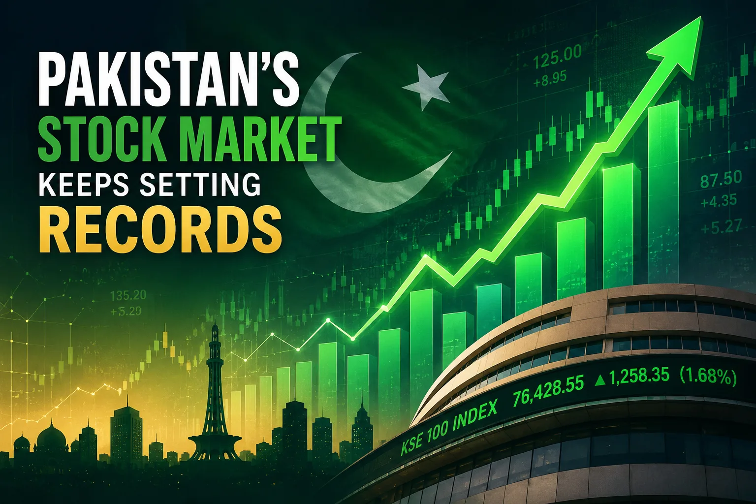 Pakistan's Stock Market Keeps Setting Records