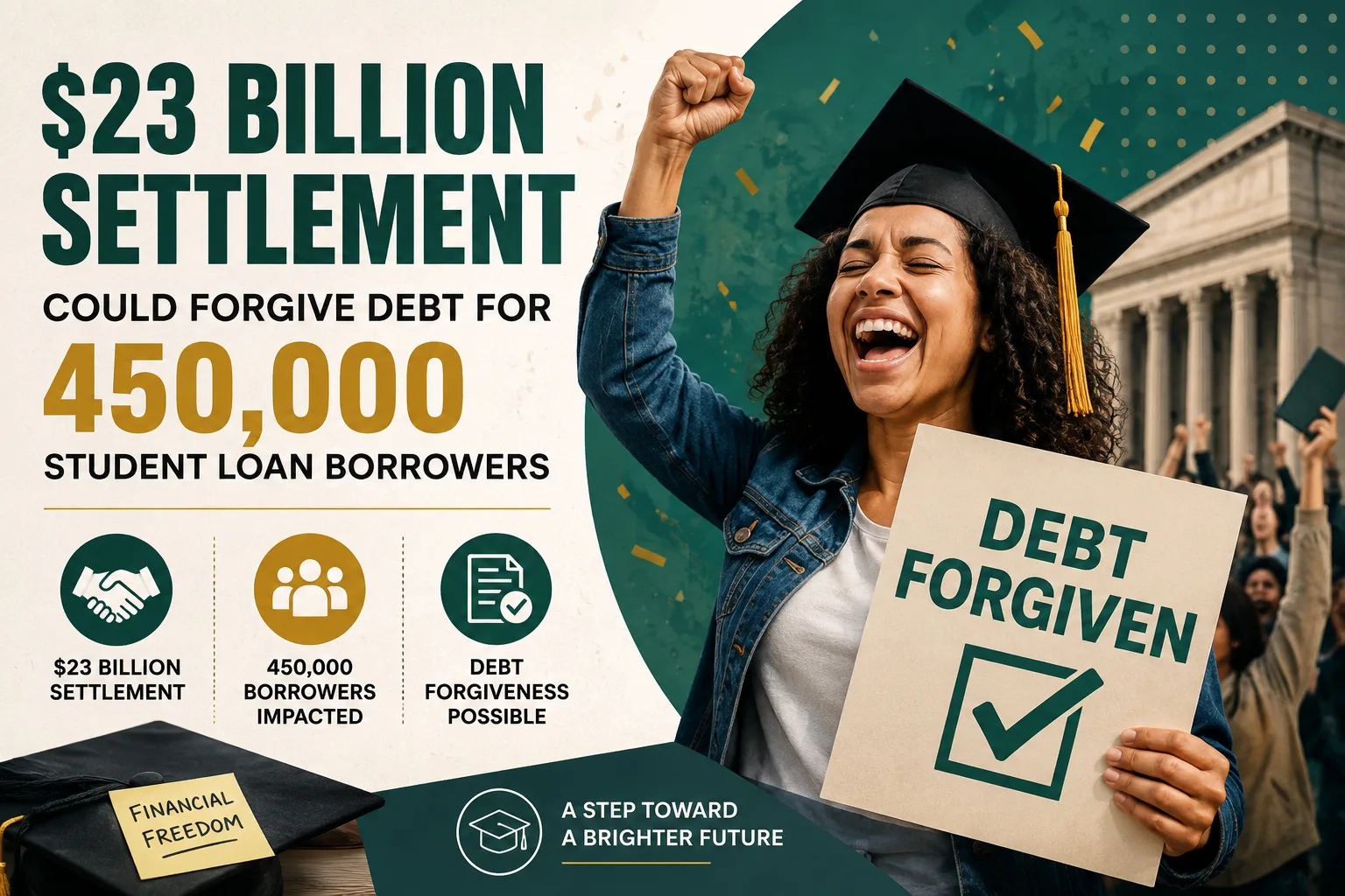 $23 Billion Settlement Could Forgive Debt for 450,000 Student Loan Borrowers