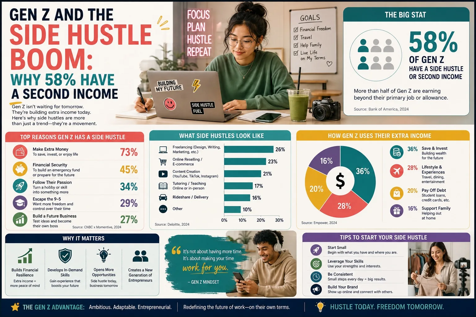 Gen Z and the Side Hustle Boom: Why 58% Have a Second Income