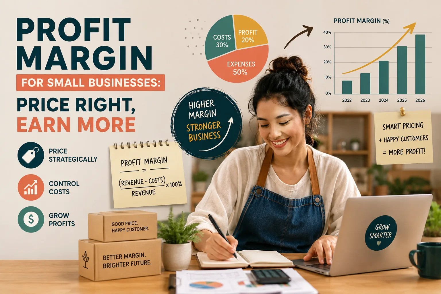 Profit Margin for Small Businesses: Price Right, Earn More