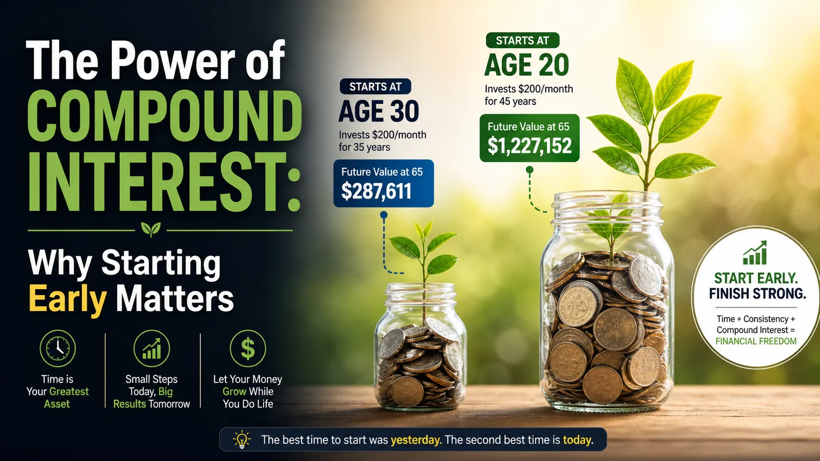 The Power of Compound Interest: Why Starting Early Matters