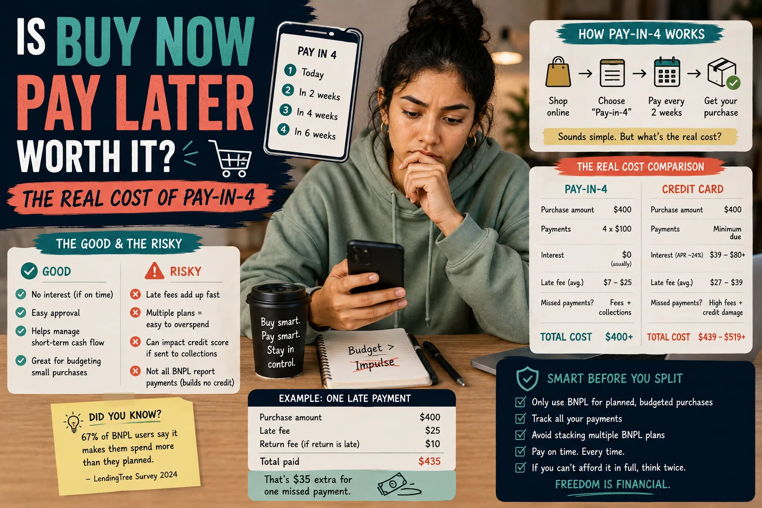 Is Buy Now Pay Later Worth It? The Real Cost of Pay-in-4