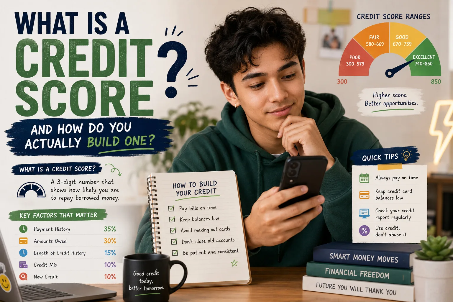 What Is a Credit Score and How Do You Actually Build One?