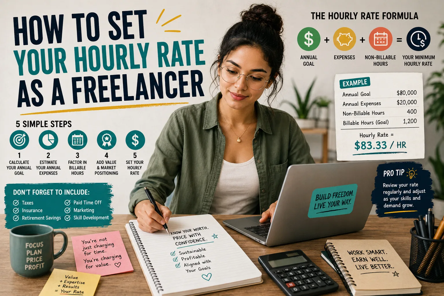 How to Set Your Hourly Rate as a Freelancer