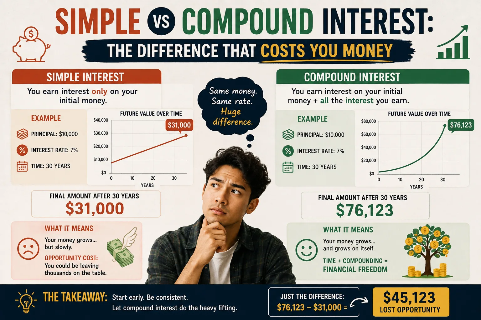 Simple vs Compound Interest: The Difference That Costs You Money