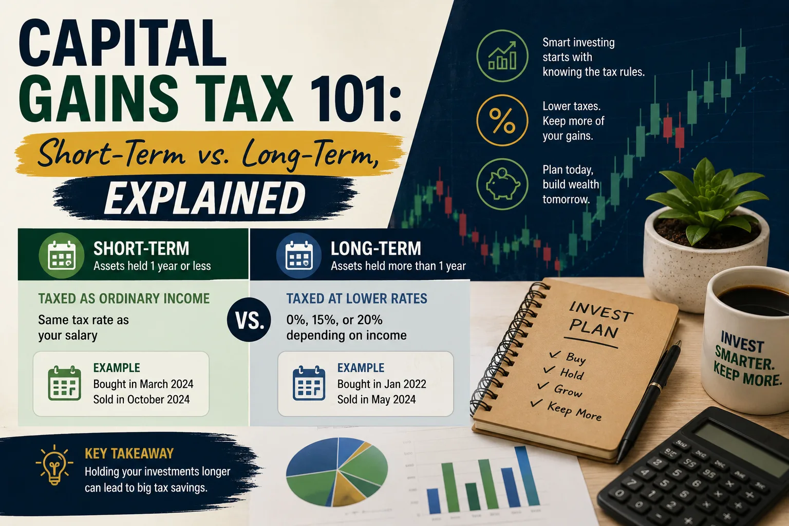 Capital Gains Tax 101: Short-Term vs. Long-Term, Explained