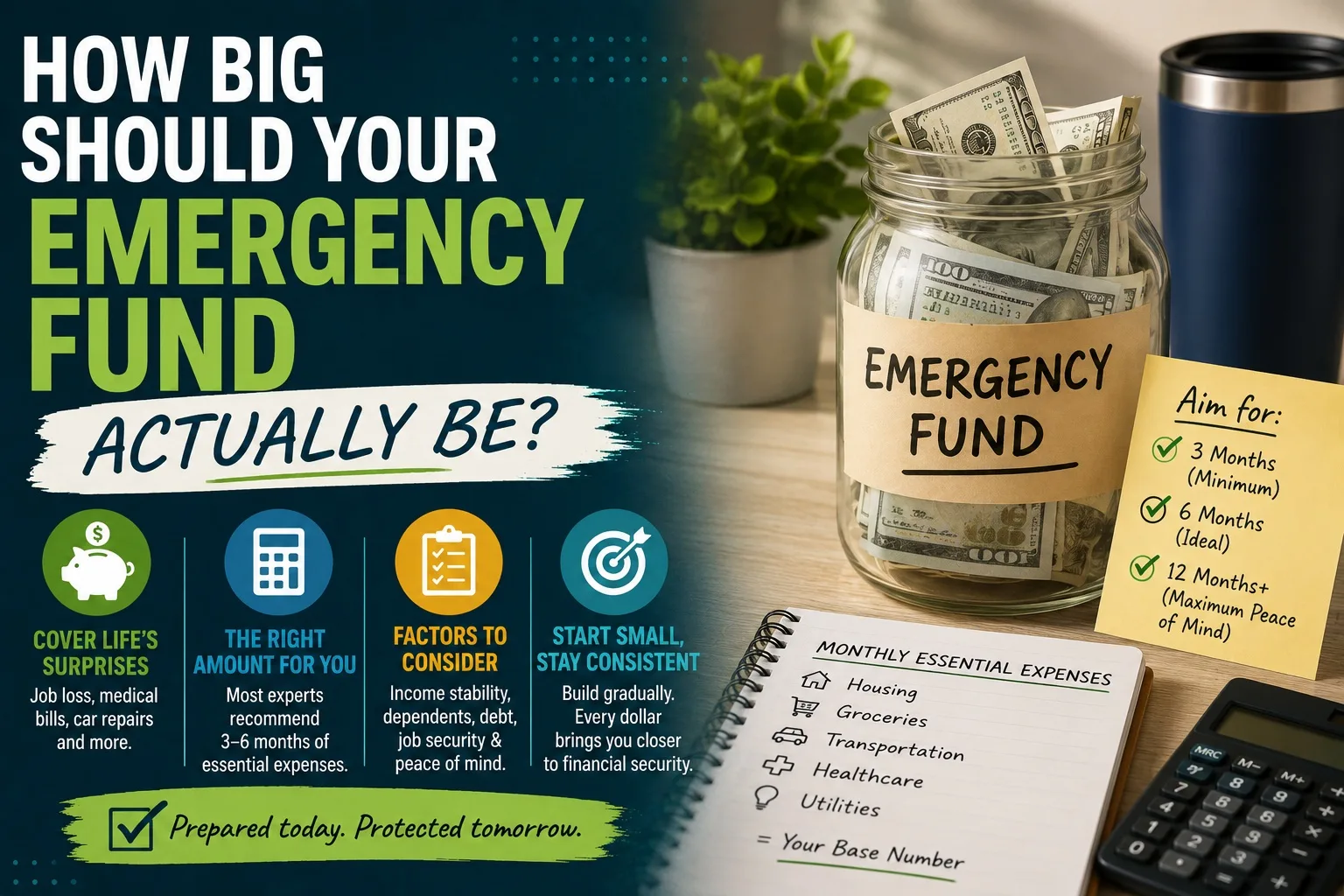 How Big Should Your Emergency Fund Actually Be?