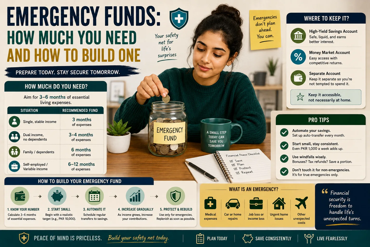 Emergency Funds: How Much You Need and How to Build One