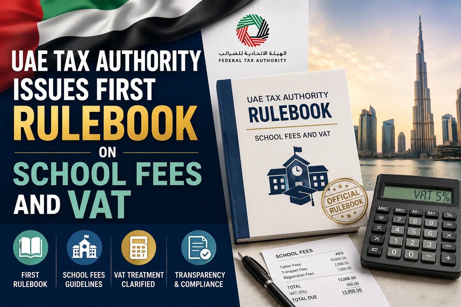 UAE Tax Authority Issues First Rulebook on School Fees and VAT