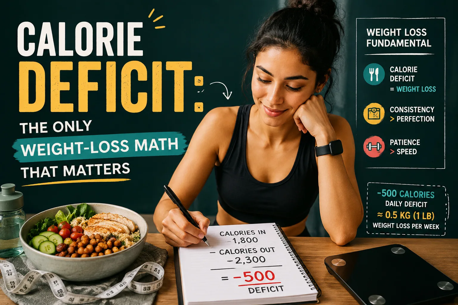 Calorie Deficit: The Only Weight-Loss Math That Matters