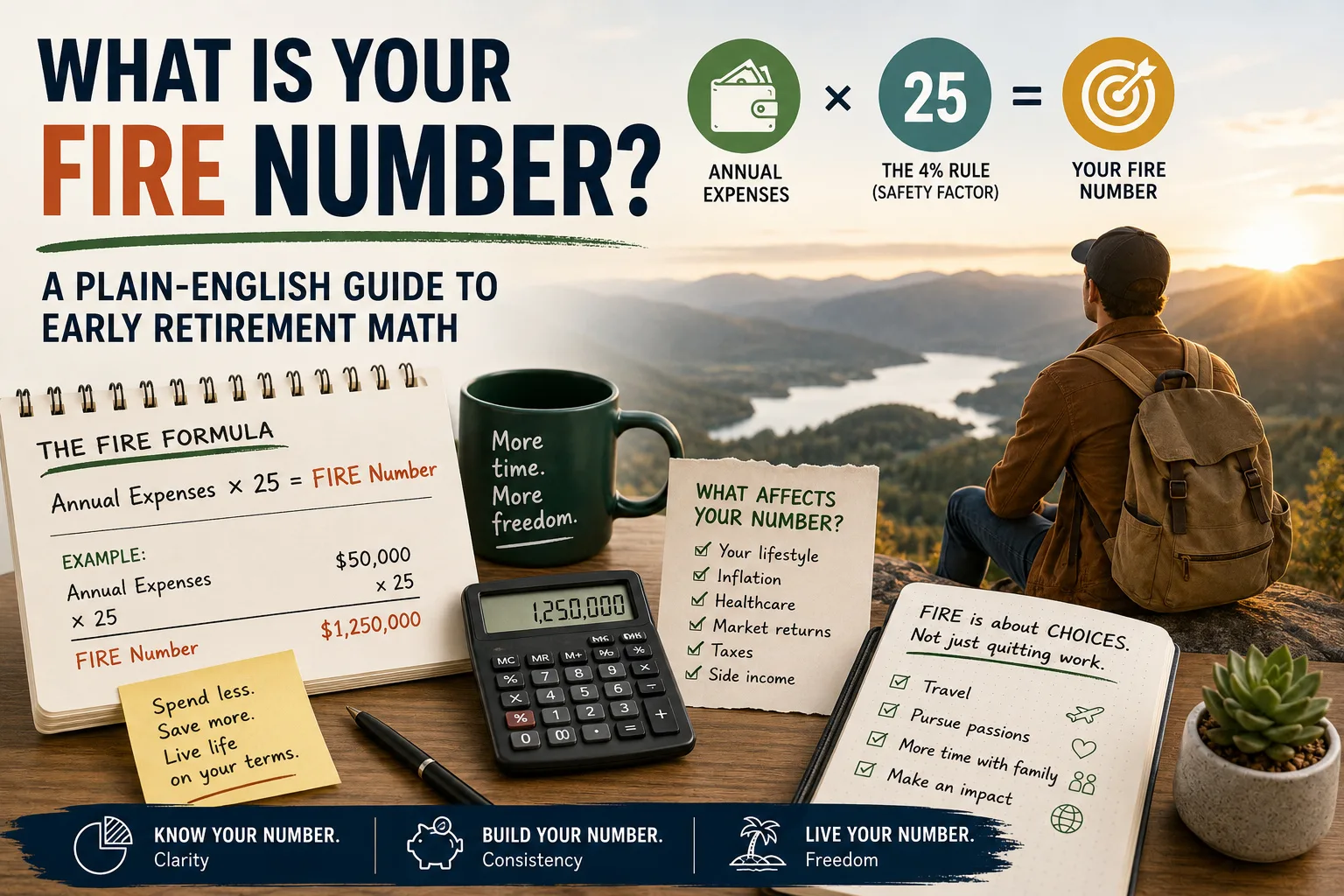 What Is Your FIRE Number? A Plain-English Guide to Early Retirement Math